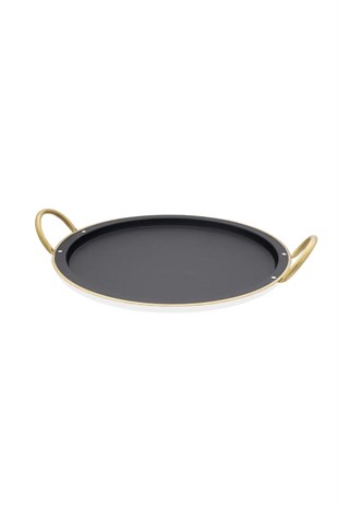 The Mia Galvin Tepsi Siyah 48x40 cm GLN0083 