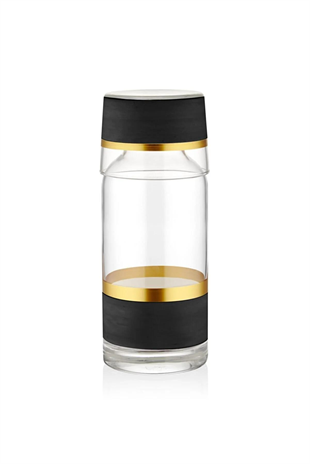 The Mia Glow Başucu Sürahisi - Siyah & Gold GLW0007 