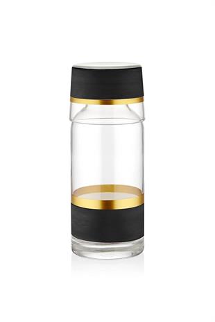 The Mia Glow Başucu Sürahisi - Siyah & Gold GLW0007 