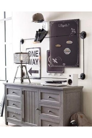 THE MİA MAGNET PANOSU SİYAH - 70 X 50 CM GLV0634 