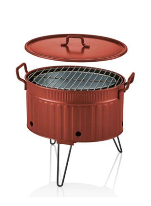 The Mia Mangal / Barbekü 37 x 44 x 31 Kırmızı GLV0702 