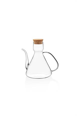 The Mia Mantar Kapaklı Cam Yağdanlık 250 cc CAM0288 