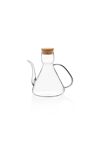 The Mia Mantar Kapaklı Cam Yağdanlık 250 cc CAM0288 