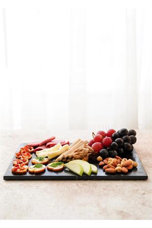 The Mia Marbre Mermer Siyah 30x20 cm Servis MER0022 