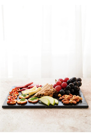 The Mia Marbre Mermer Siyah 30x20 cm Servis MER0022 