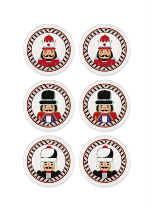 The Mia Nutcracker Çerezlik 6 Parça 10 cm New027 