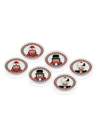 The Mia Nutcracker Çerezlik 6 Parça 10 cm New027 