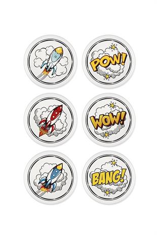 The Mia Popart Çerezlik 6 Parça 10 cm Pop053 