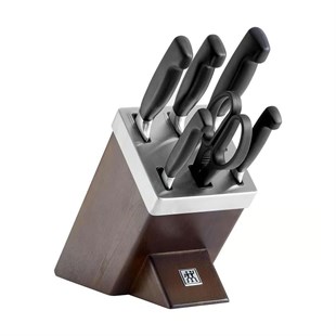 Zwilling 351450000 Four Star Kendinden Bilemeli Bloklu 7 Parça Bıçak Seti 
