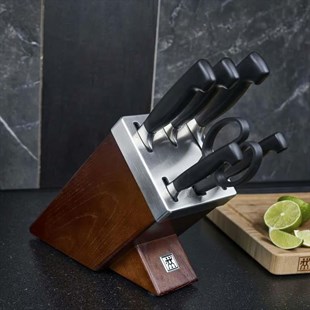 Zwilling 351450000 Four Star Kendinden Bilemeli Bloklu 7 Parça Bıçak Seti 