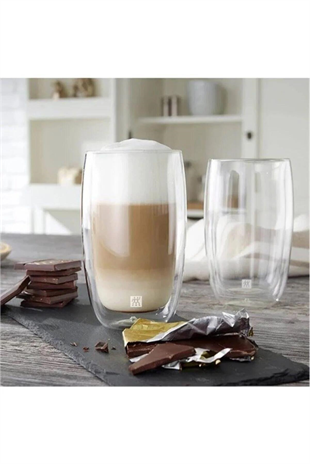 Zwilling 395000780 Çift Camlı 2li Latte Macchiato Bardağı 350 Ml 