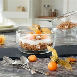 Zwilling 395000790 Çift Camlı 2li Tatlı Kasesi 