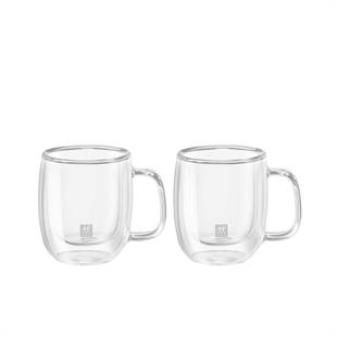 Zwilling 395001100 Çift Camlı 2li Kulplu Espresso Bardağı 