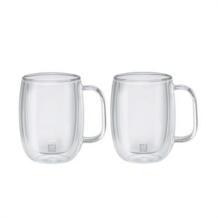Zwilling 395001120 Çift Camlı 2li Kulplu Kahve Bardağı 355 Ml 