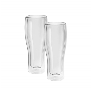 Zwilling 395002140 Çift Camlı 2li Bira Bardağı 