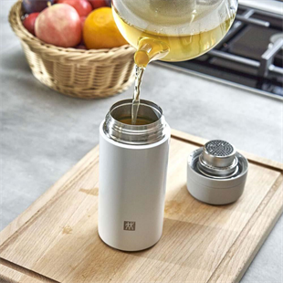 Zwilling 395005110 Süzgeçli Termos 420 Ml Beyaz 