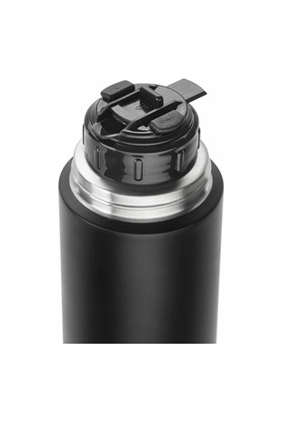 Zwilling 395005140 Bardaklı Termos, 1 Lt | Siyah 
