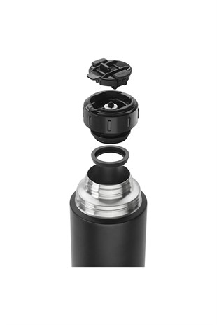 Zwilling 395005140 Bardaklı Termos, 1 Lt | Siyah 