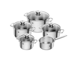 Zwilling 666700000 Focus 5 Parça Paslanmaz Çelik Tencere Seti 