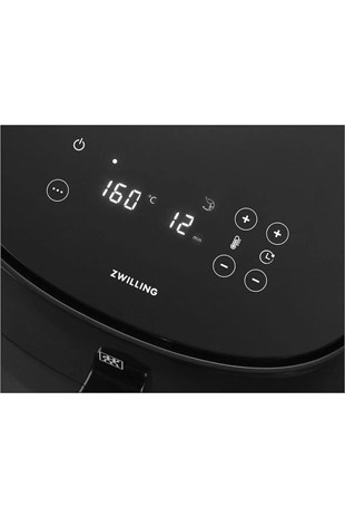 Zwilling Airfry Yağsız Kızartma Makinesi 4 Litre Siyah 