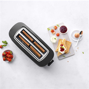 Zwilling Enfinigy Ekmek Kızartma Makinesi Siyah 2 Yuva 4 Dilim 530090020 