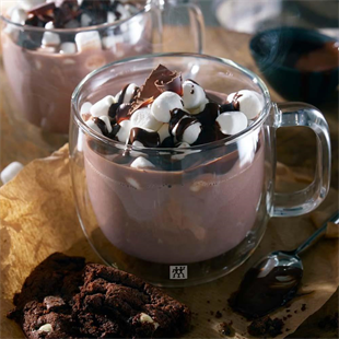 Zwilling Sorrento 395001130 Çift Camlı 2li Kulplu Cappucino Bardağı 450 ML 