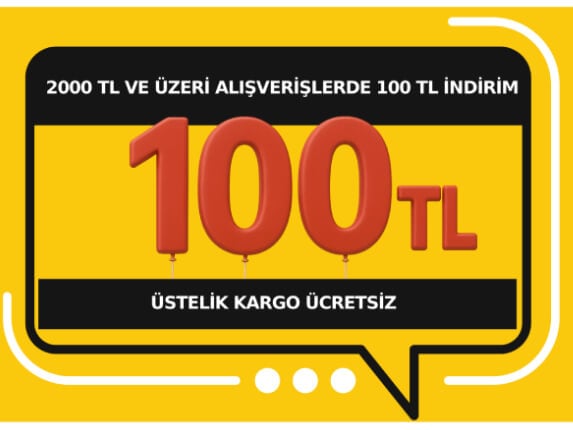 100 TL İNDİRİM