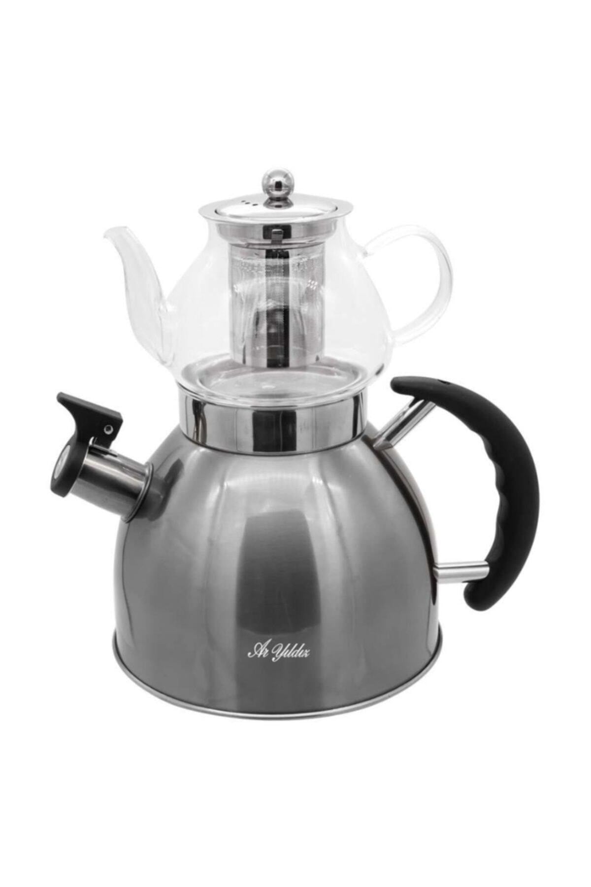 Aryıldız 10001 Kettle Mania Inox Çaydanlık 
