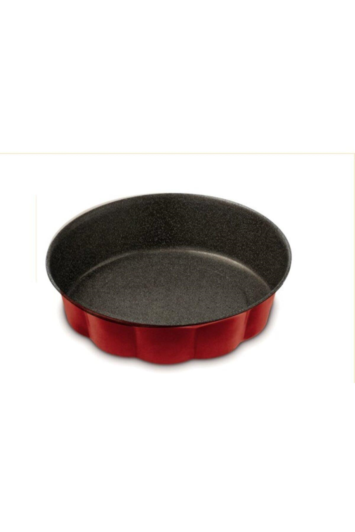 Aryıldız Çiçek Granit Kek Kalıp 26 Cm Kırmızı 