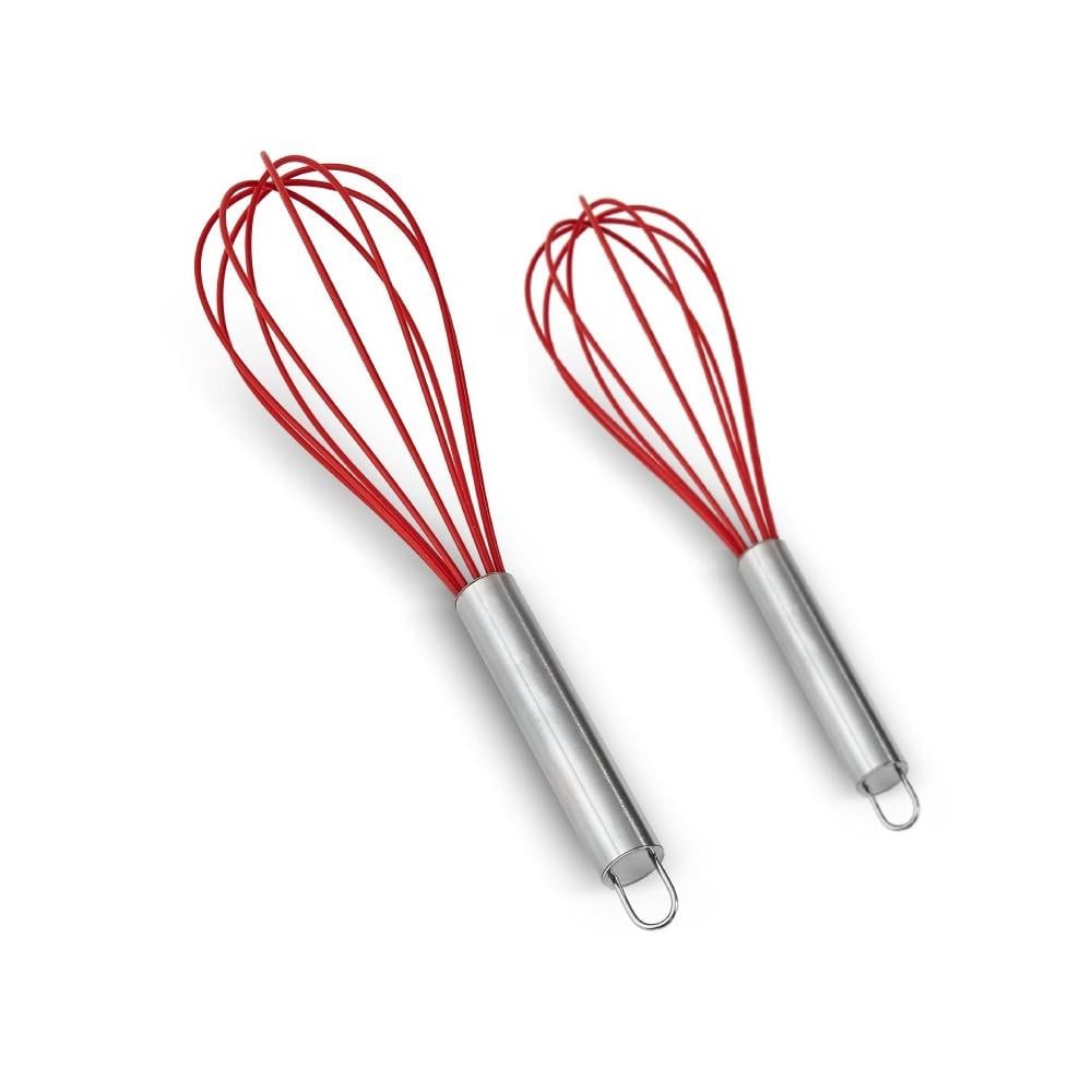 Aryıldız Dailytools Silikon Çırpıcı Set Kırmızı 2 Parça Ar261125 