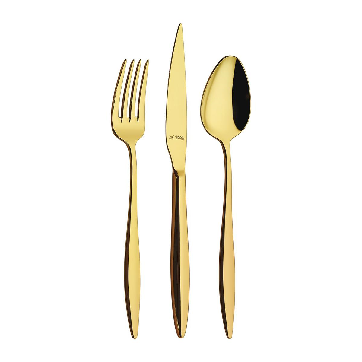 Aryıldız Elegant S Gold Pvd 89 Parça Çatal Kaşık Bıçak Takımı Ar21787 