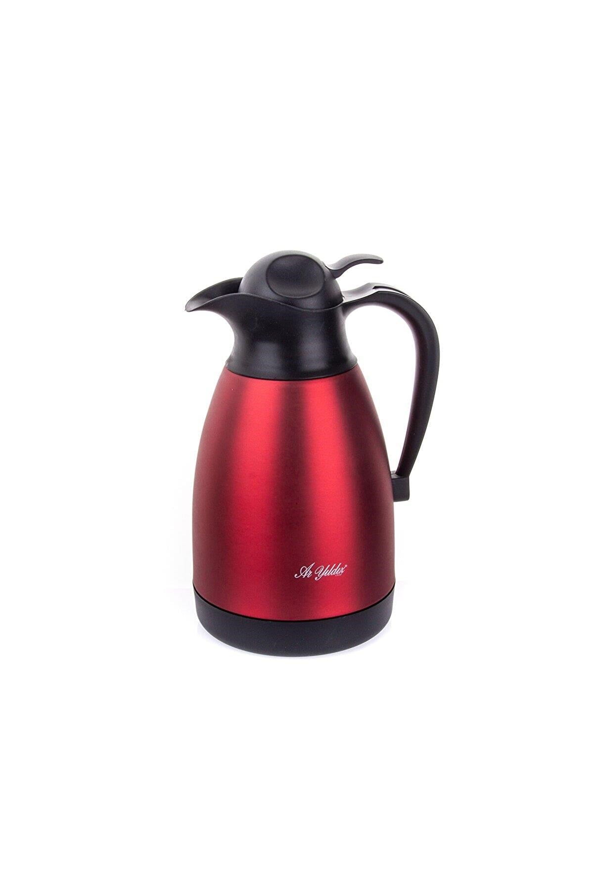 Aryıldız Toros Çelik Termos Kırmızı 1,5 Litre 