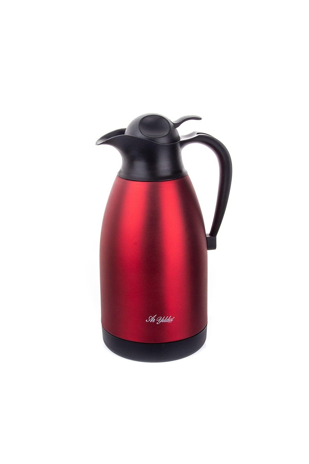 Aryıldız Toros Çelik Termos Kırmızı 2 Litre 