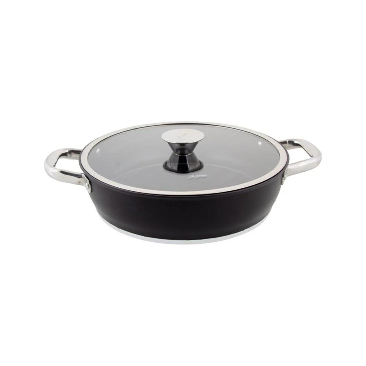 Aryıldız Trendy Induction Prestige 26 Cm Basık Tencere Siyah 