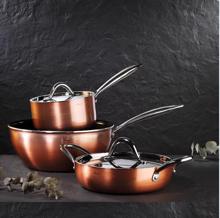 Brioni Copperfield 26 Cm Basık Seramik Tencere CPF124 