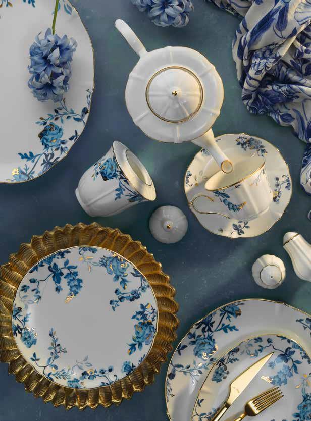 Evaliza Magnolia Verena 36 Parça Porselen Kahvaltı Takımı 