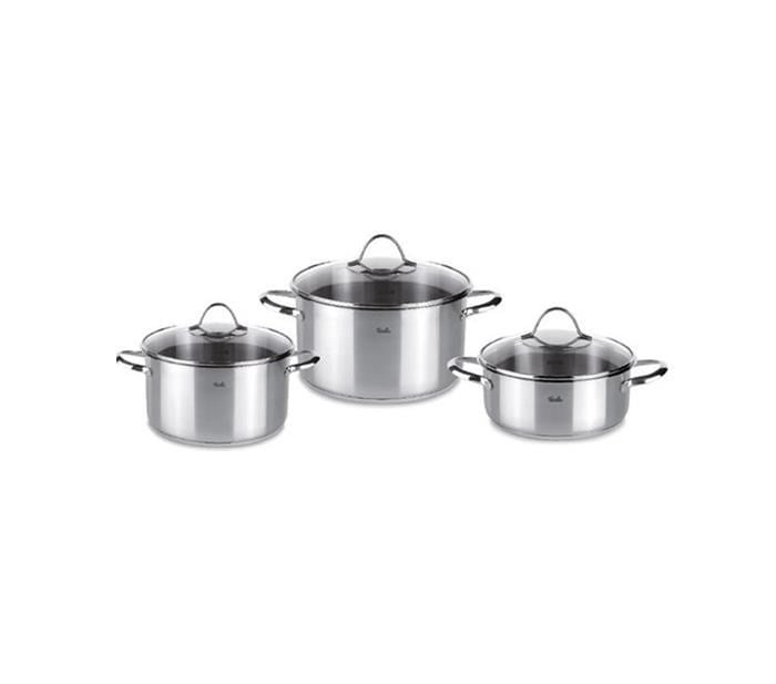 Fissler Paris 3 Parça Çelik Tencere Seti 