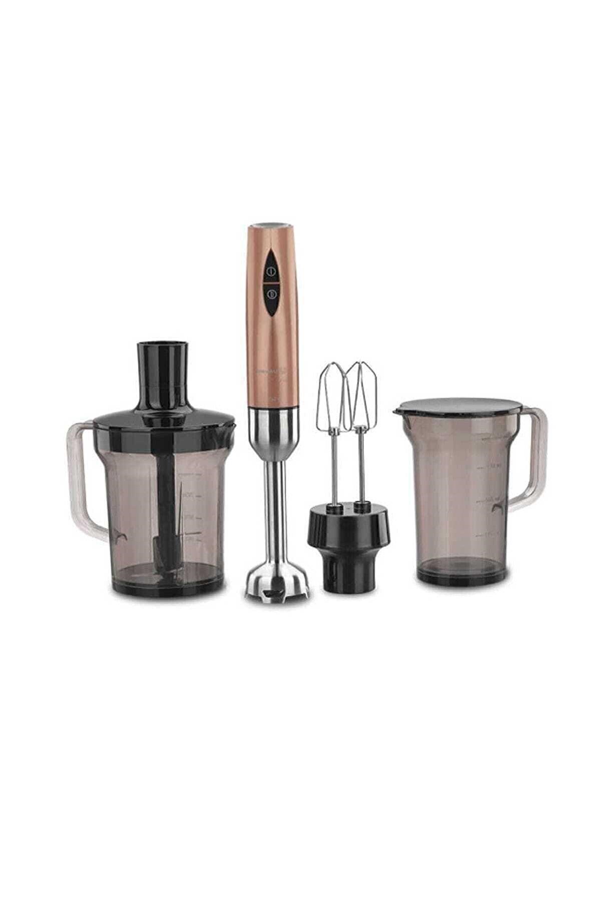 Korkmaz A445-05 Vertex Mega Rosagold Blender Set 