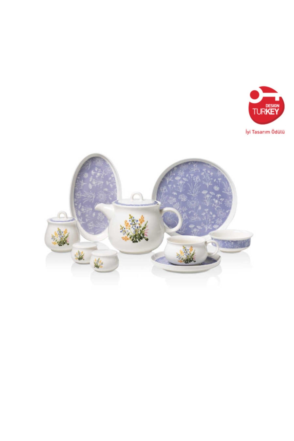 Korkmaz A8722 Aşiyan Collection 30 Parça Porselen Kahvaltı Takımı 