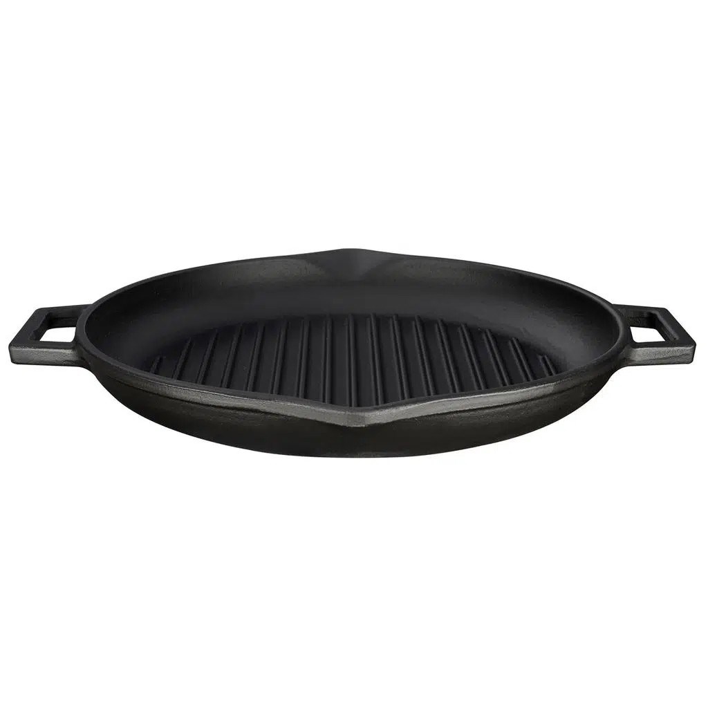 Lava Demir Döküm Yuvarlak Izgara Grill Tava 30 Cm Eco Gt 30 T5 