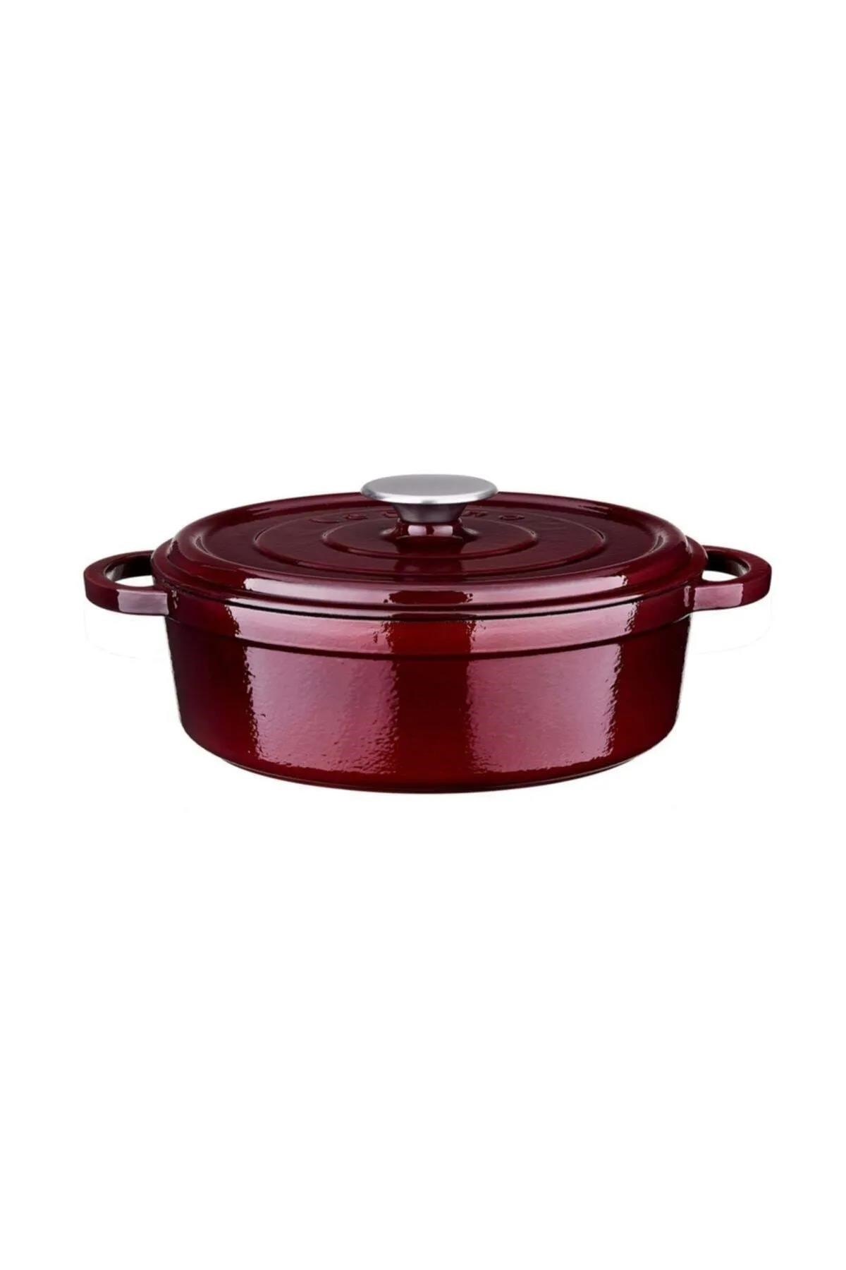 LEGGNO FLM4881ST28MR FLAME DÖKÜM SIĞ TENCERE BORDO 28CM 