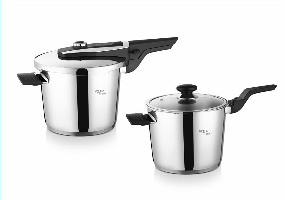 Leggno Procook Quick Düdüklü Tencere Seti 6+4 Litre PCQ1216PC64ST 