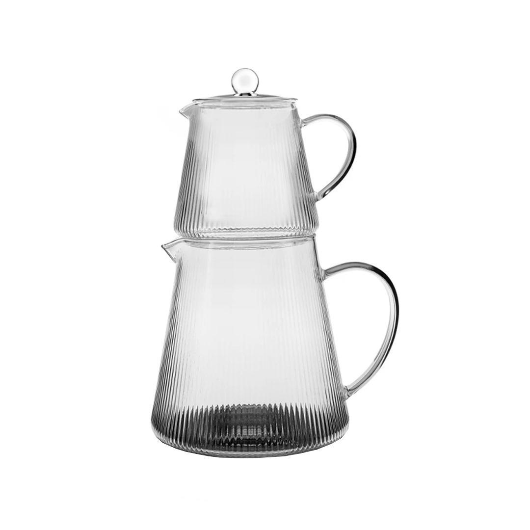 Mien Origami Borosilikat Cam Çaydanlık Ml-1001 