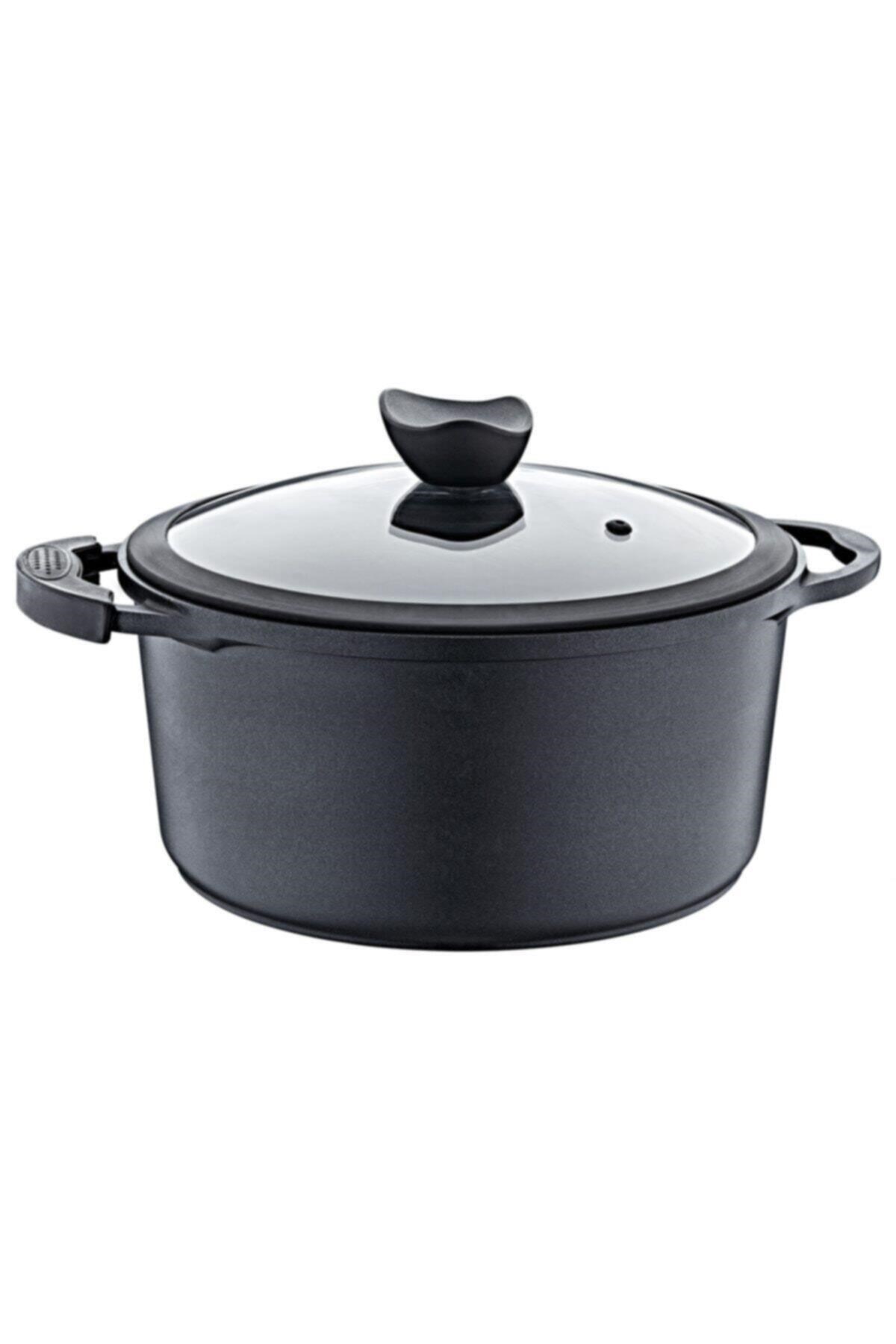 Olika Palladium 20 Cm Siyah Derin Tencere PD2004 