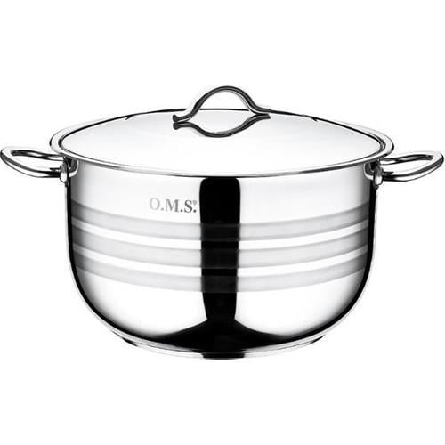 Oms 2005 Mega Çelik Tencere 40x23 Cm 27,7 Litre 