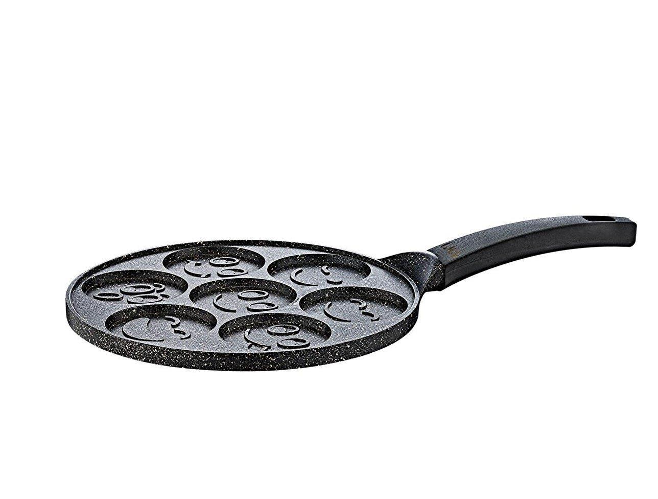Oms 3256 26 cm Döküm Granit Baby Krep Tava 