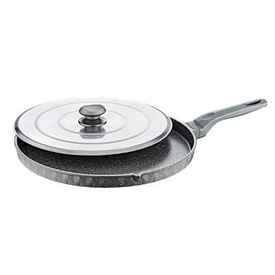 OMS 3293 Granit Döküm Hamsi ve Balık Tavası 34 Cm Gri 