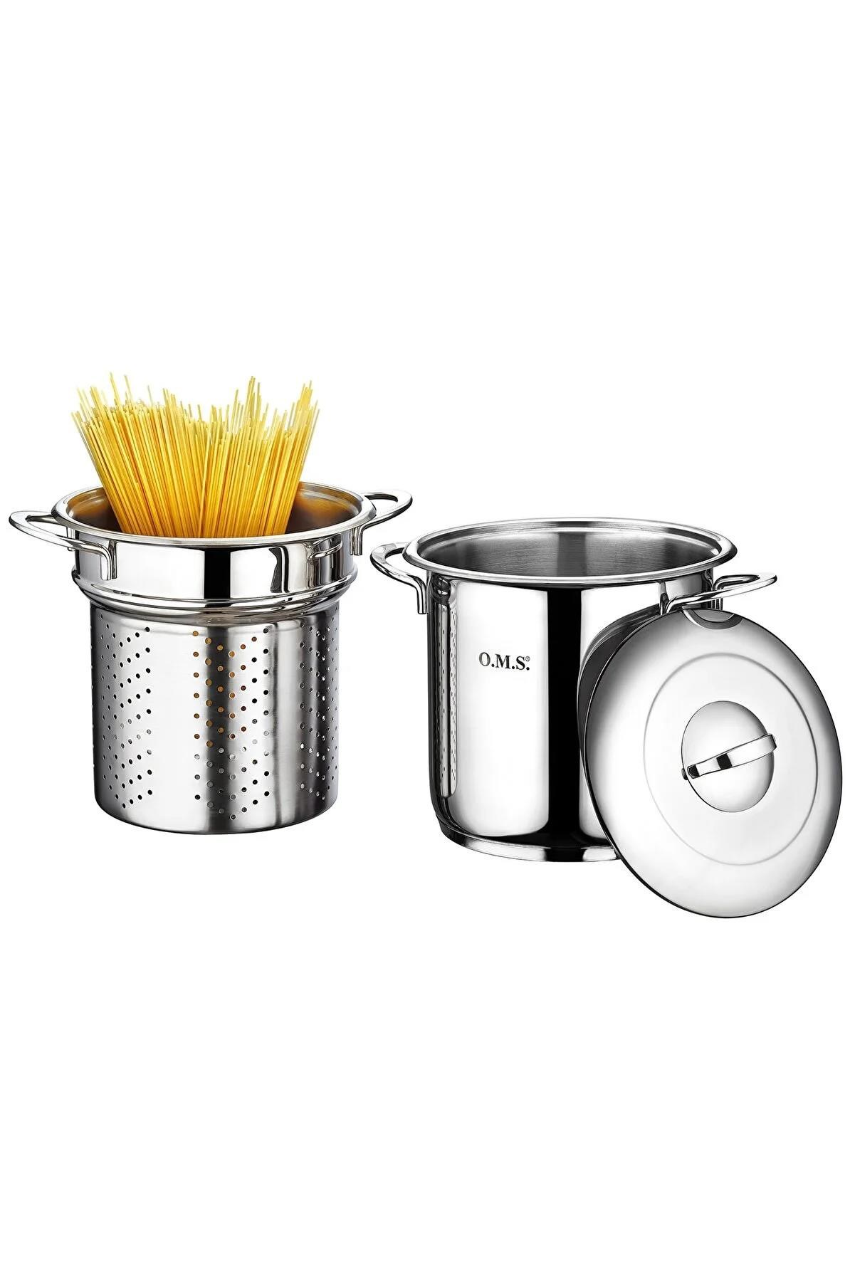 OMS 4008 Spagetti Tencere Seti 3 Parça 20x18 5 Litre 