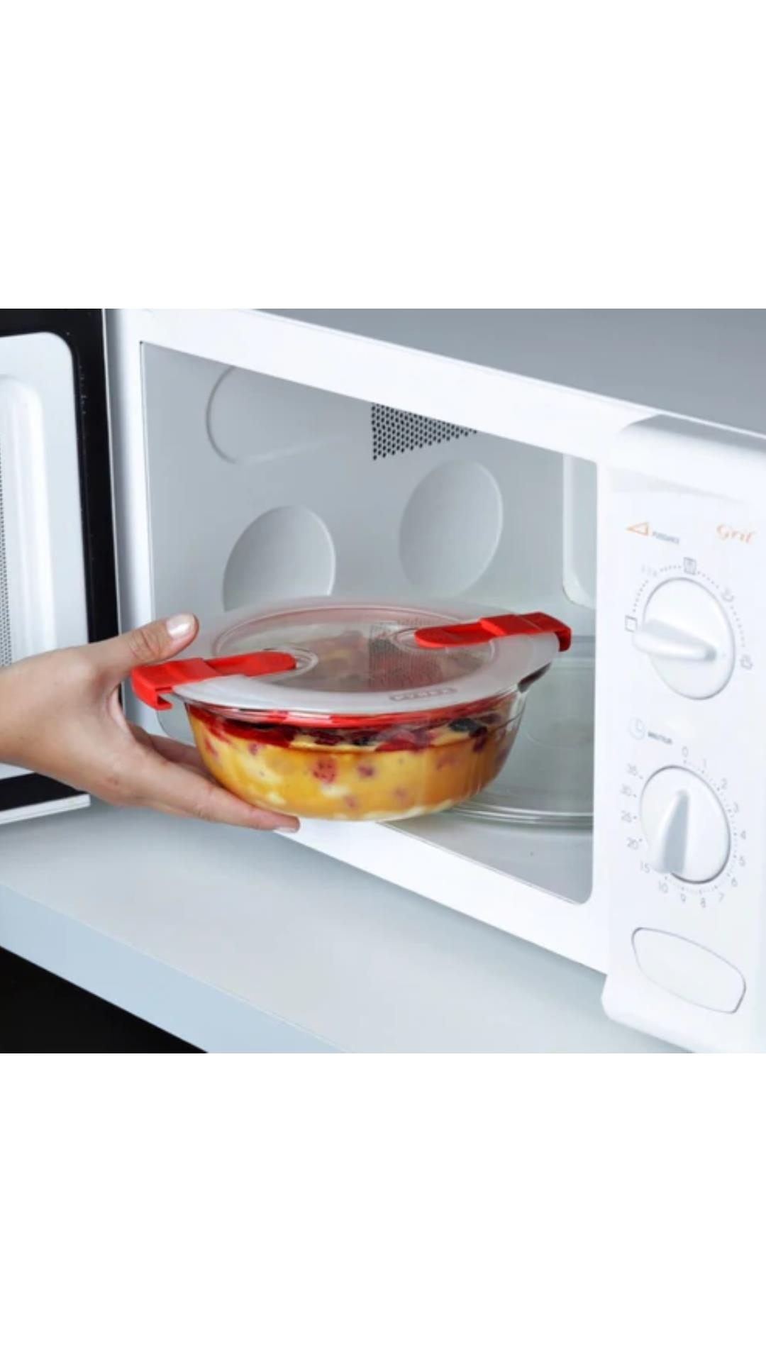 Pyrex 208PH00/7146 Yuvarlak Mikrodalga Saklama Kabı 2.3 Litre 