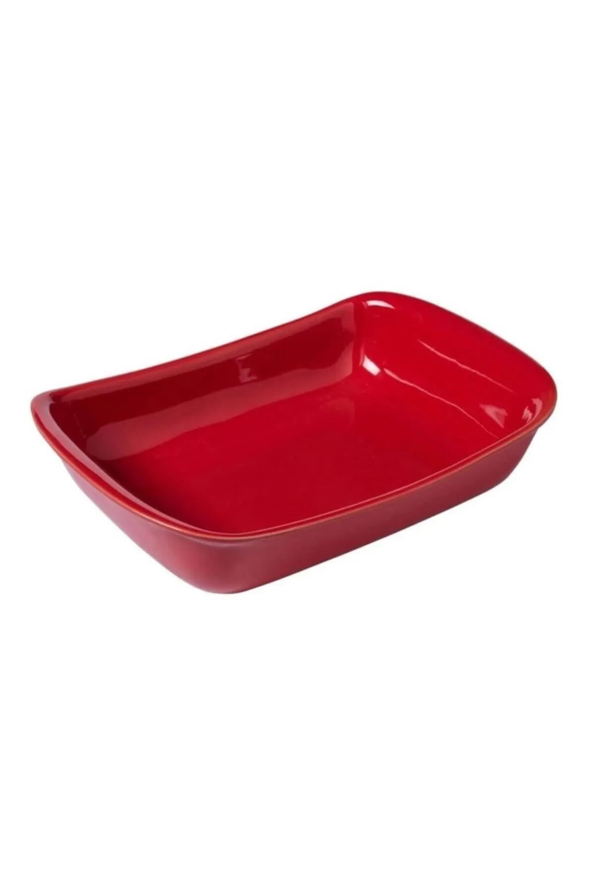 Pyrex Kırmızı Fırın Kabı 26 Cm 